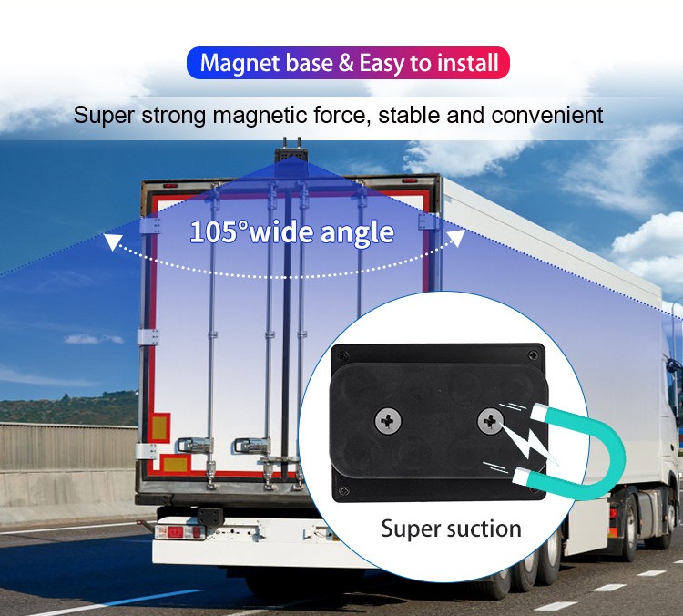 kamera wifi me magnet për kamion furgon makine