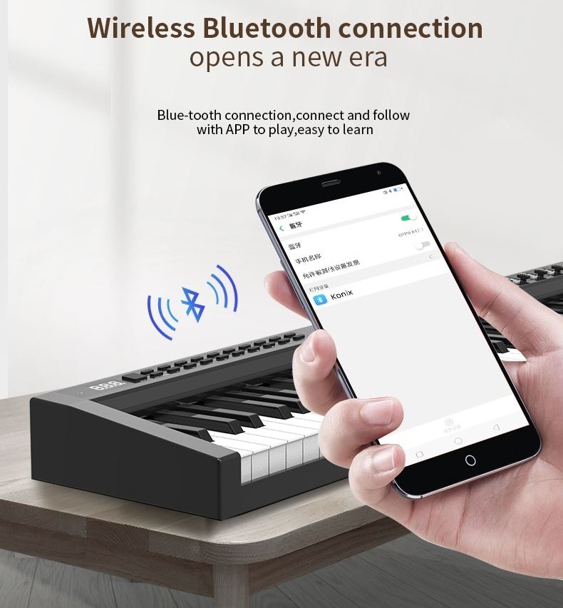 smartphone me bluetooth piano dixhitale