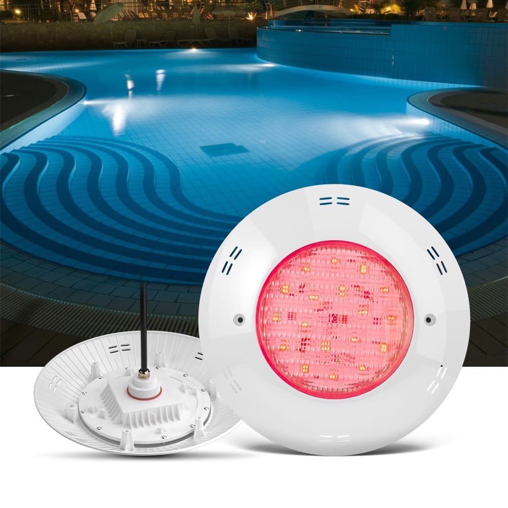 Dritë pishine me ngjyra RGB për xhamin qeramik të pishinës