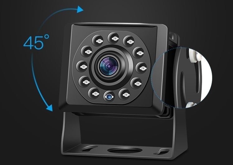 sistem i kamerës mbrapa me vizion ir LED natën