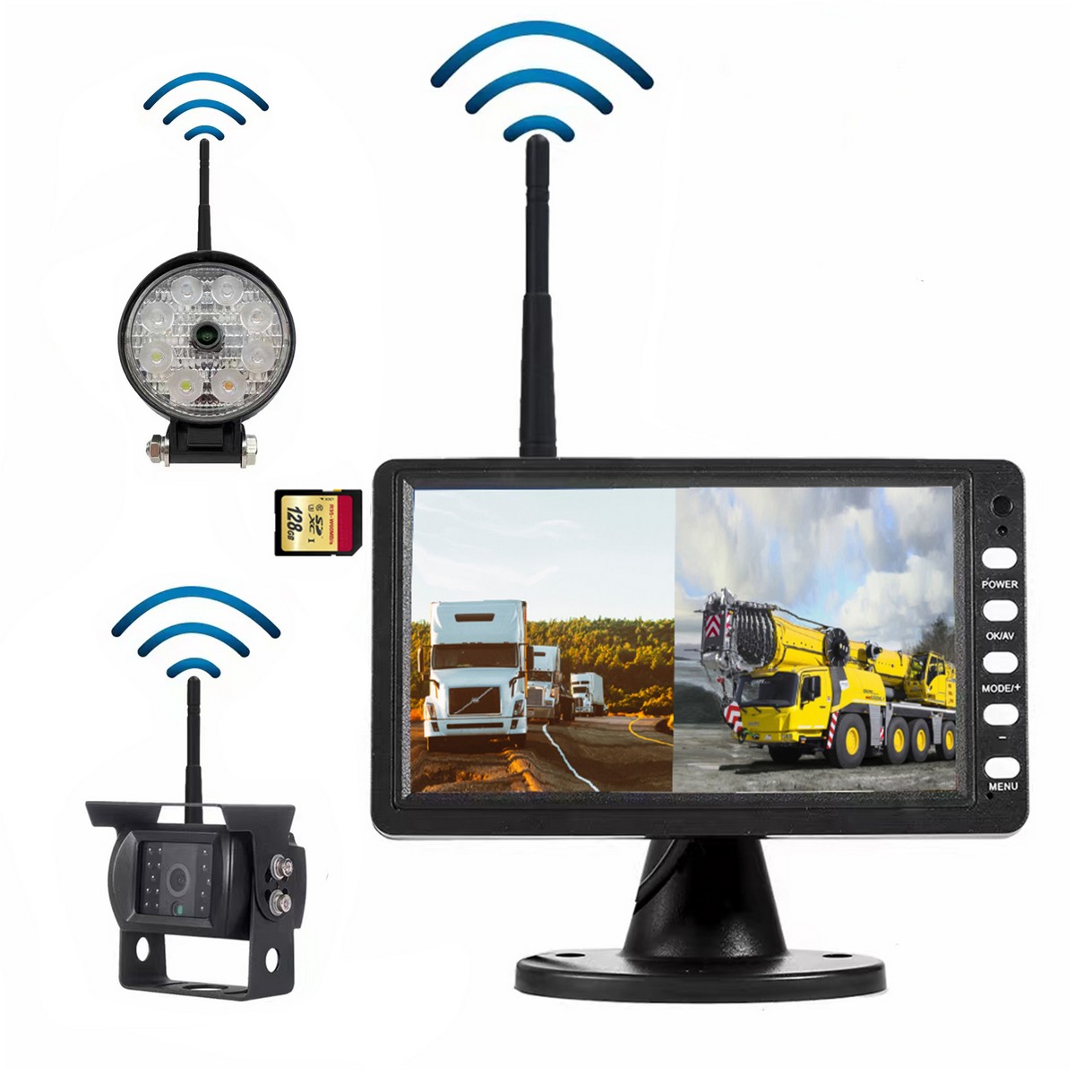 Kamera wifi me IR led për aparatin e punës