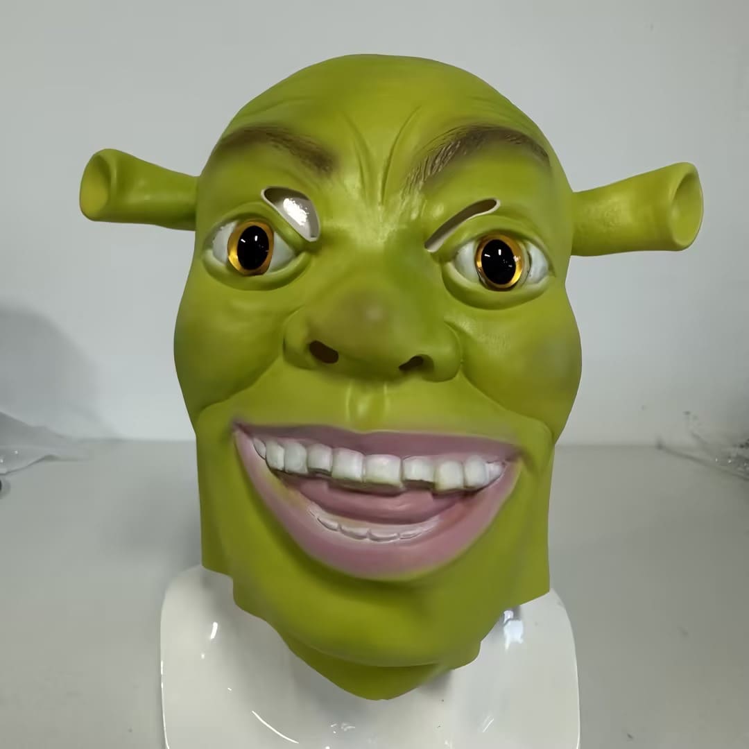 Maskë Shrek për karnaval