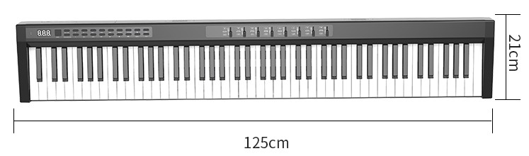 Tastierë elektronike (piano) 125cm