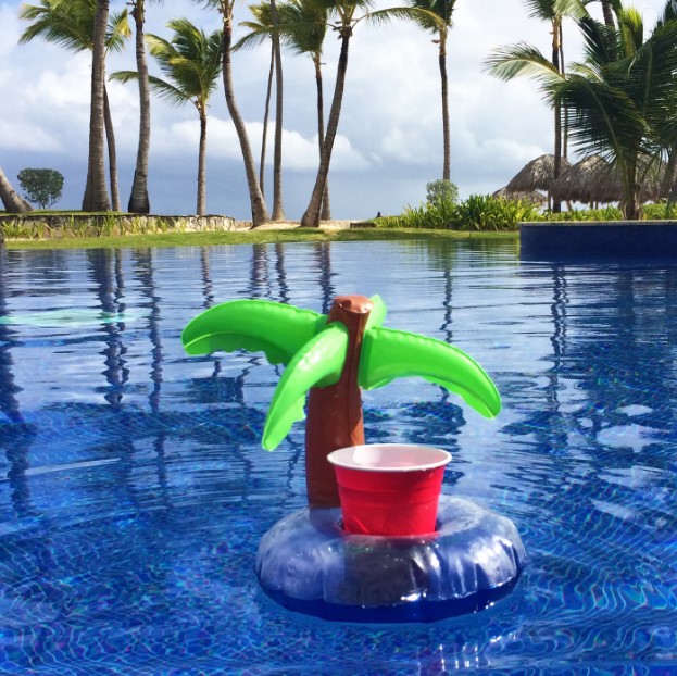 Mini rrotë me fryrje pishinë për mbajtjen e pijeve nga Palma