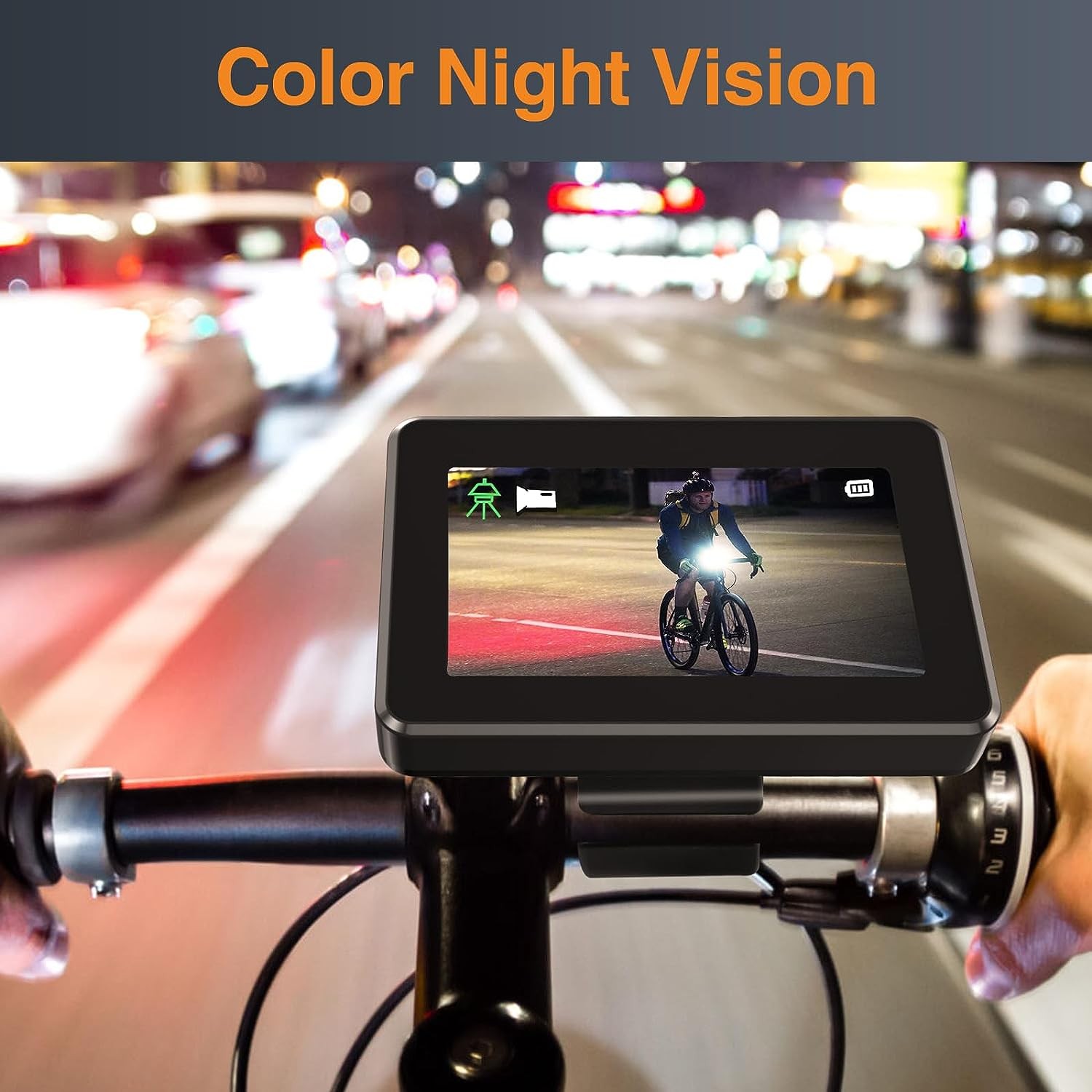 Set monitor i biçikletës me kamerë me vizion nate