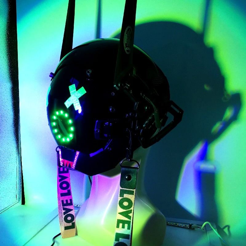 helmetë partie led me ndriçim LED