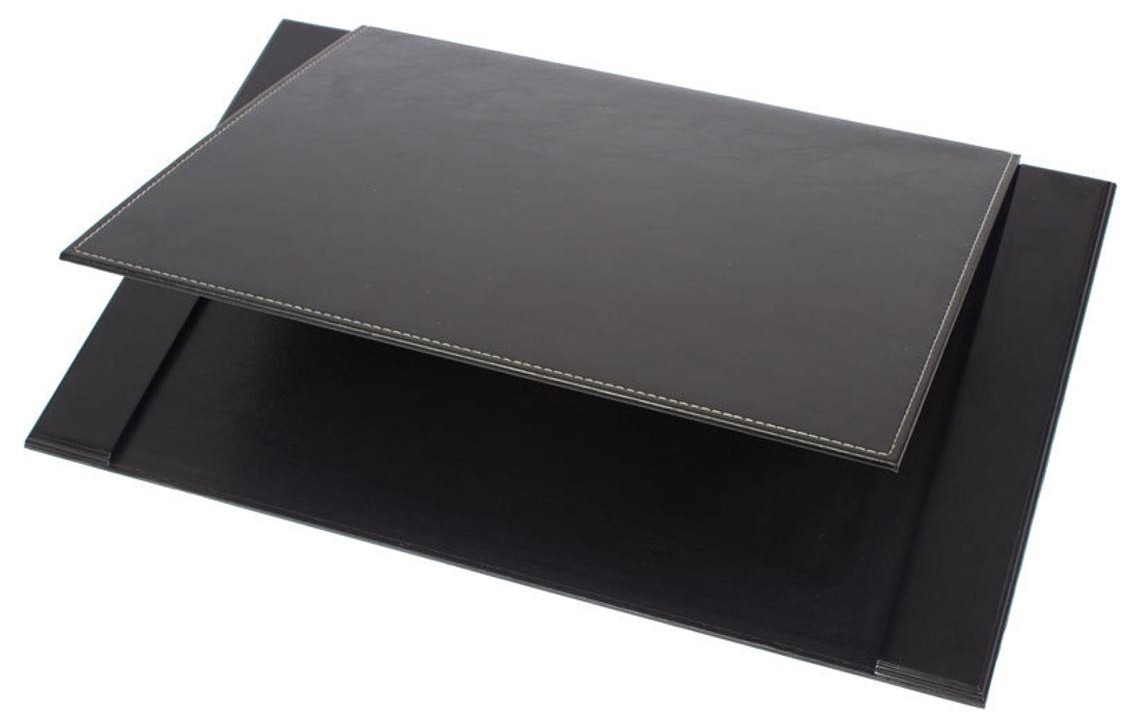 dyshek tavoline prej lëkure të zezë