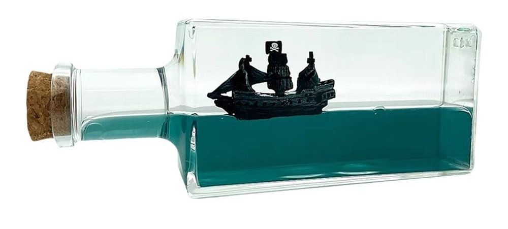 perla e zezë në një shishe - anije pirate