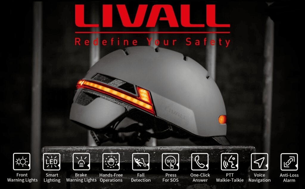 helmetë biçiklete smart me bluetooth livall bh 51m
