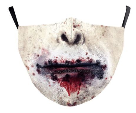maskë zombie për fytyrën e frikshme