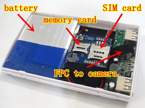 Bankat e energjisë GSM me një kamerë në një kartë mikro SIM