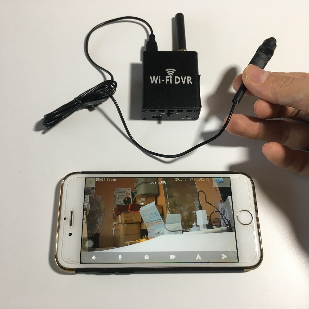 Lente mikro mini e kamerës ip me vrimë wifi