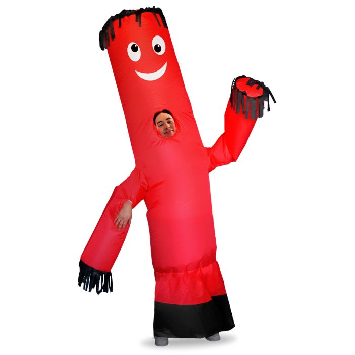 Kostum mashkulli i fryrë i kuq me ventilator