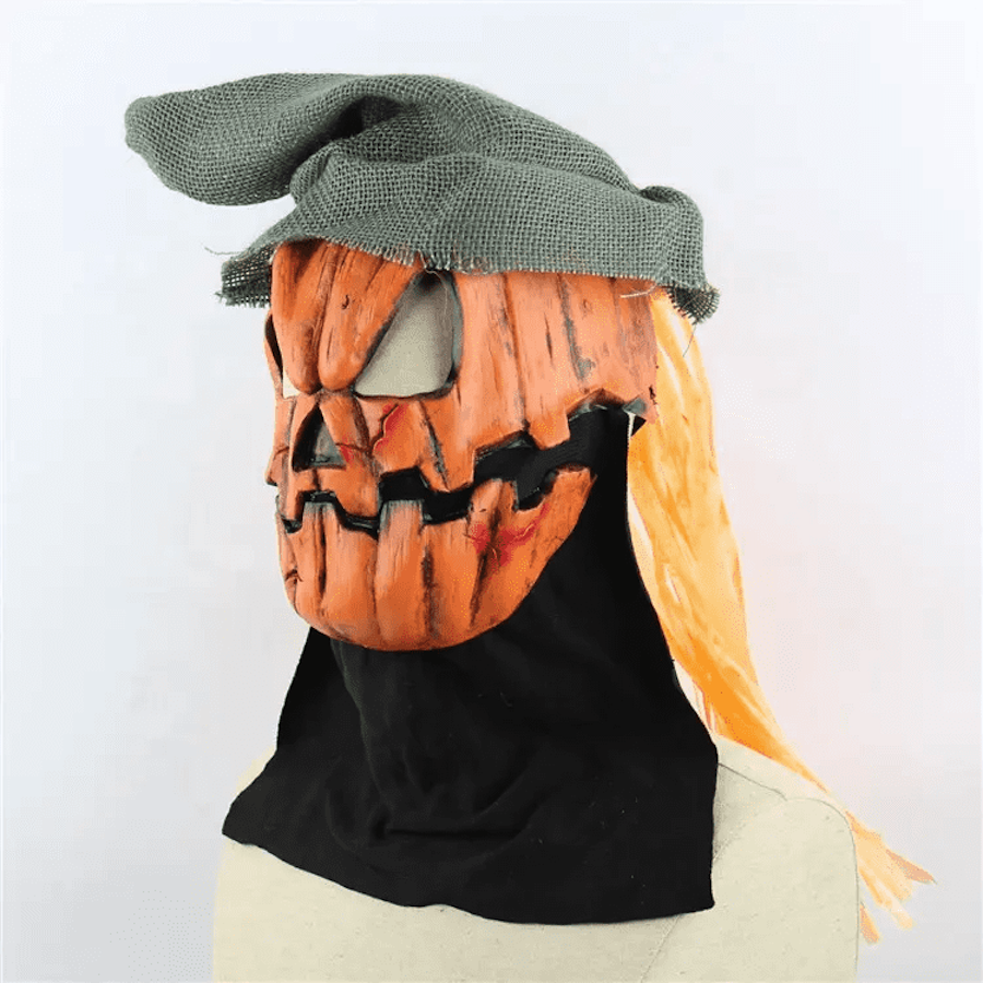 Maska e frikshme e fytyrës me kungull Halloween