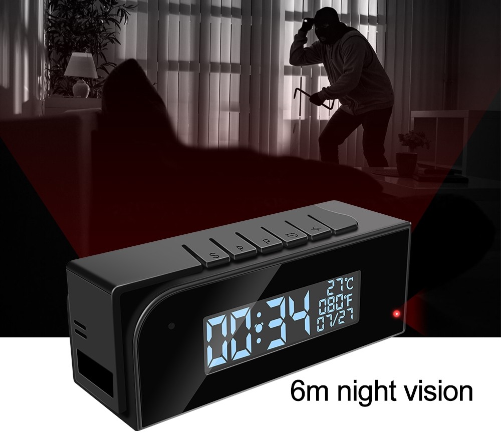 kamera spiune me orë alarmi për shikimin e natës