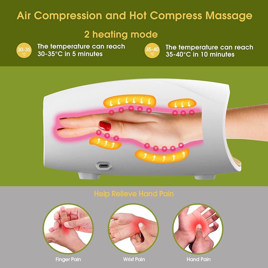 pajisje për masazh dore, procedurë masazhi