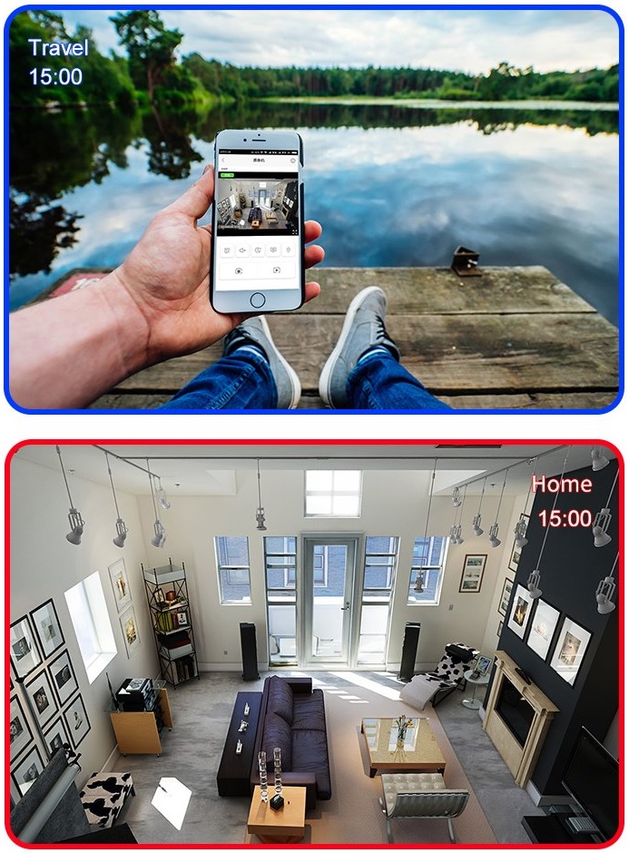 Kamera e lidhjes wifi - aplikacion për smartphone