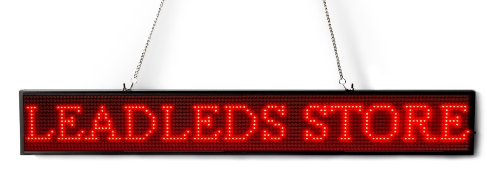 Tabela e ekranit LED me ngjyrë të kuqe