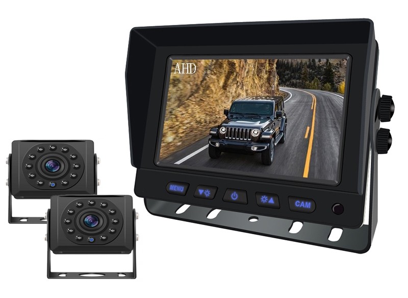 Kamera e pasme e parkimit me monitor për kamion furgon