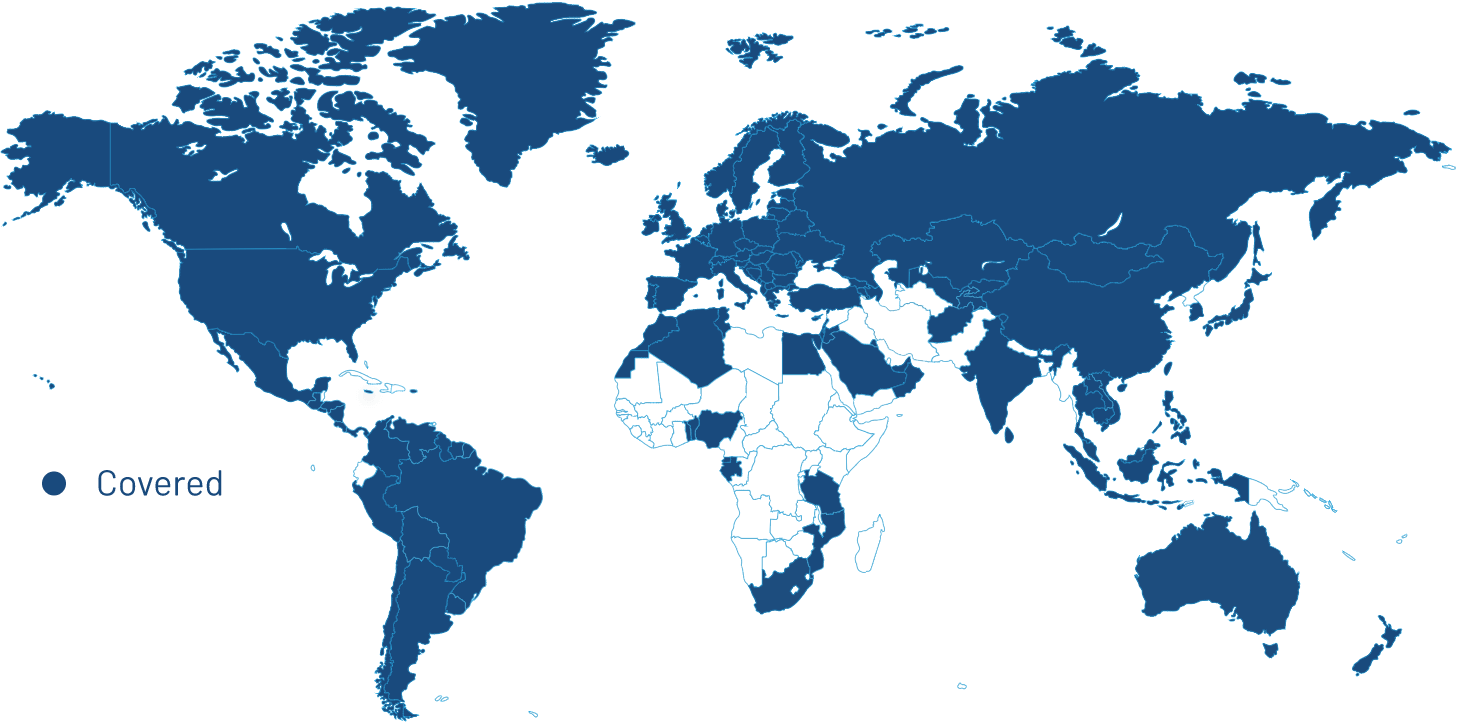 kartën SIM të udhëtimit me mbulim të vendit