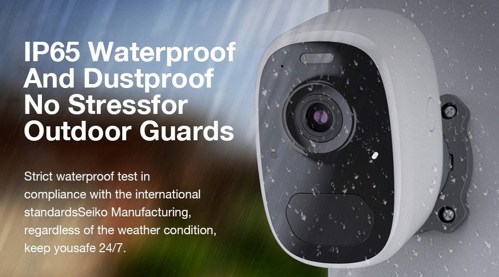 Kamera IP e papërshkueshme nga uji për përdorim në shtëpi në natyrë
