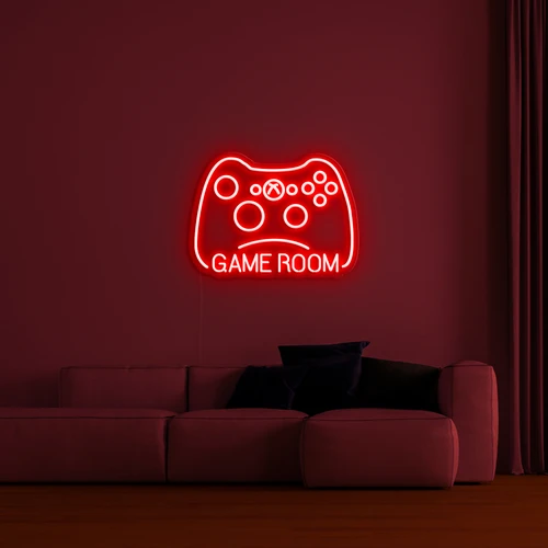 Logo 3D në mur - GAMER