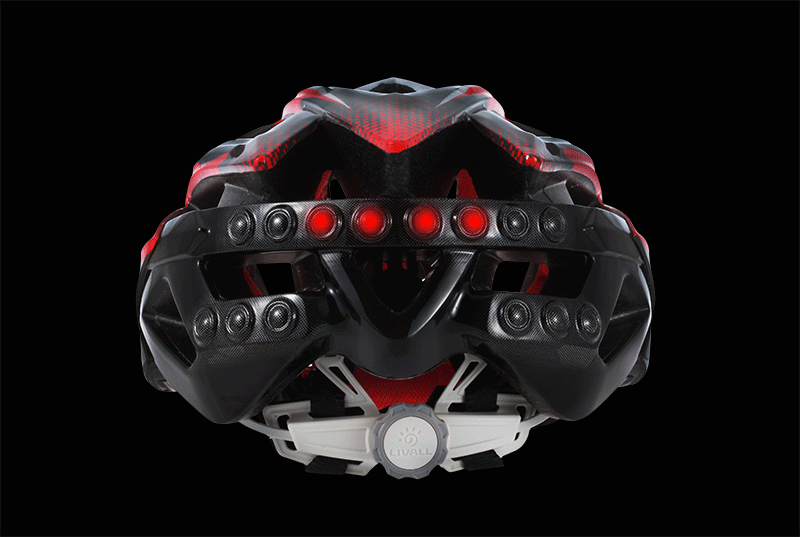 Helmeta inteligjente e biçikletave të gjitha LED