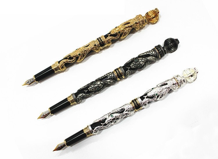 Stilolaps luksoz kobra gjarpër - stilolaps unik me bojë dhuratë