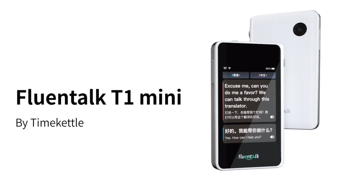 Fluentalk T1 mini Timekettle - përkthyes portativ udhëtimesh