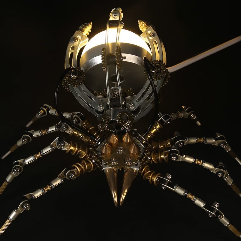 Modeli 3D i një metali të enigmës merimangë