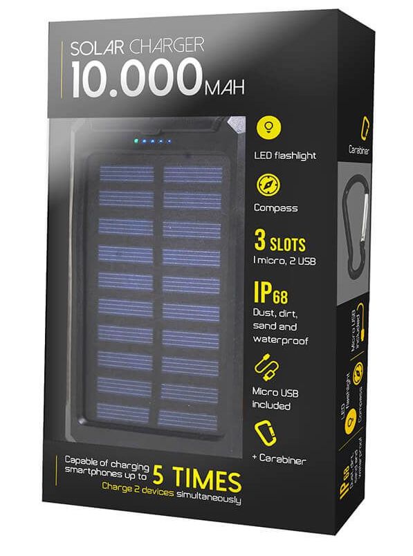 karikues solar portativ celular 10000 mah