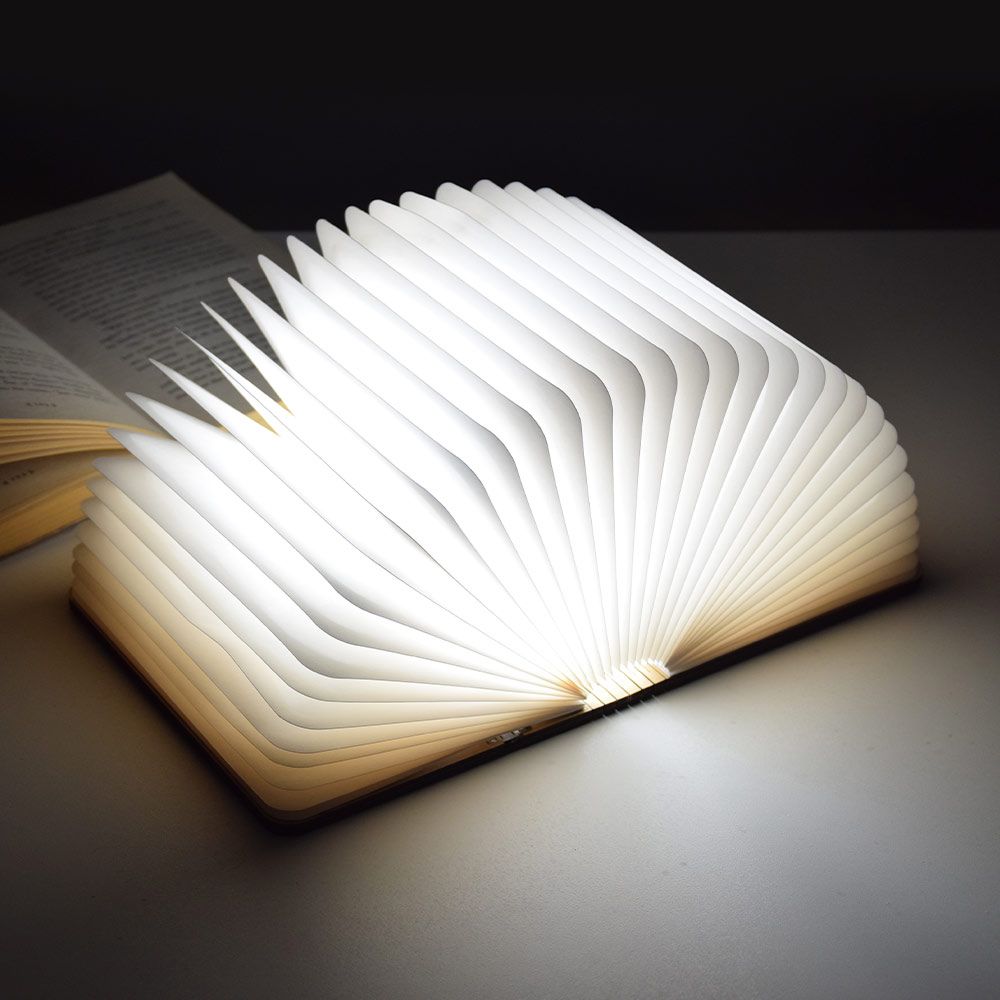 Libër LED - llambë në formën e një libri të palosshëm