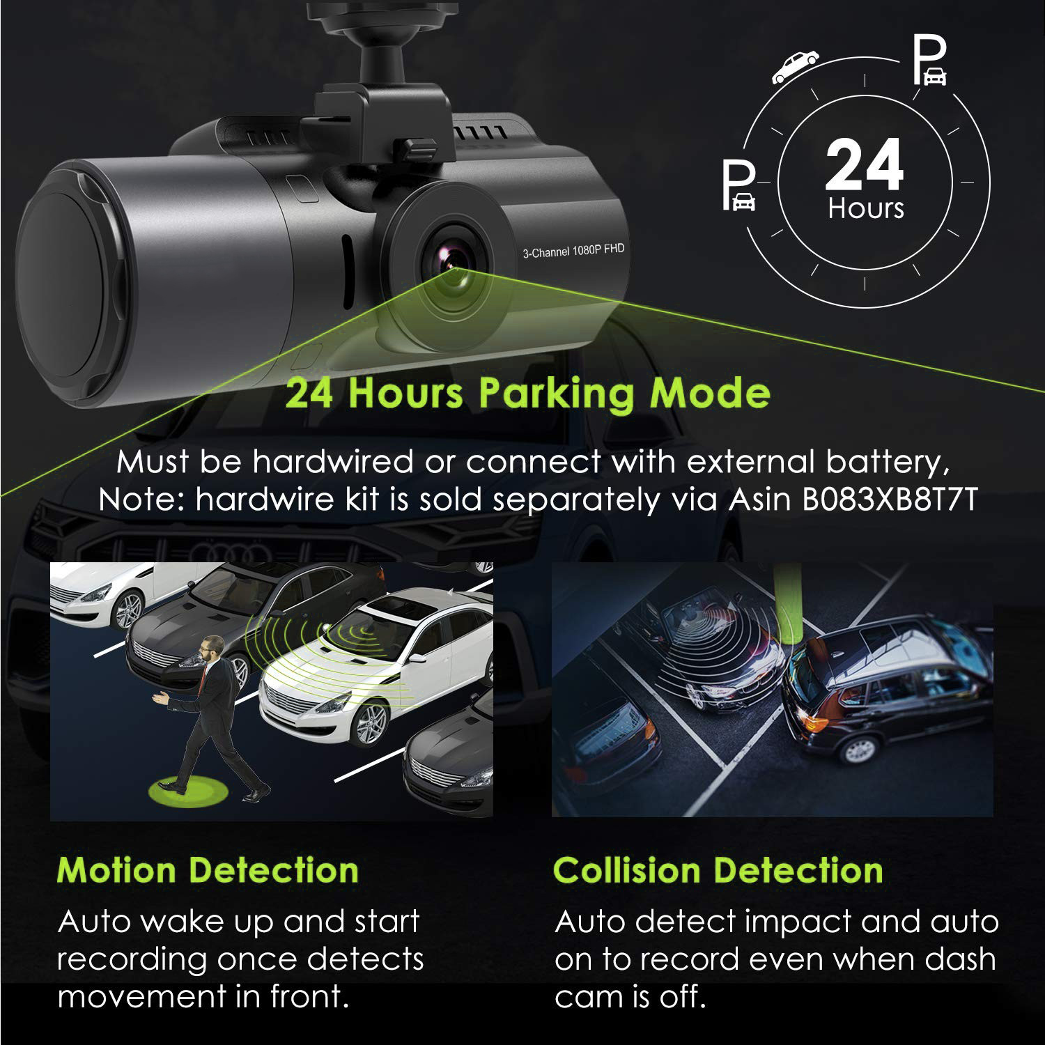 Modaliteti i parkimit i kamerës së makinës Profio S12