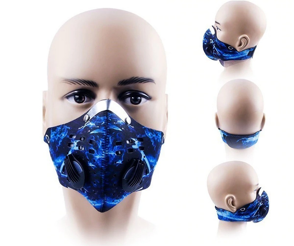 Respirator 3D me maskë për fytyrën
