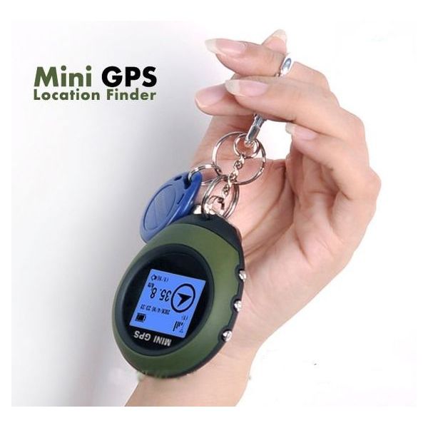 Navigimi mini GPS në unazën e çelësave me varëse