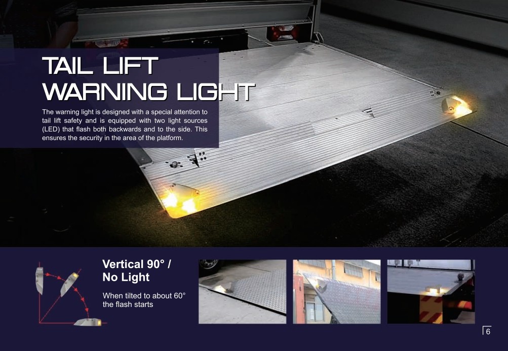 LED sinjalizues LED drita e pasme e ngritjes për platformën e makinës - furgon, kamion