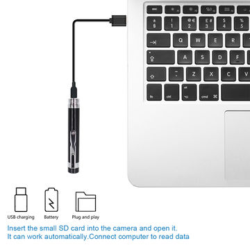 Kamera e furnizimit me energji USB në stilolaps