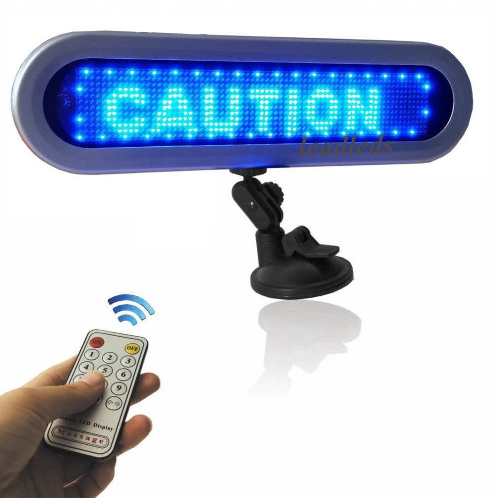 Ekran automatik LED blu