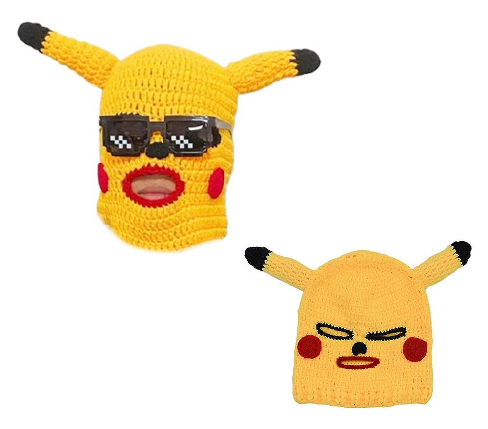 festë karnaval me maskë për fytyrën pikachu